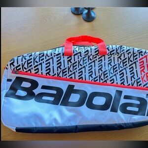 Babolat Black and Red Duffel Bag